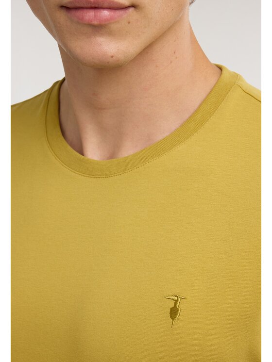Trussardi Trussardi T-Shirt G0228000123N030 Żółty Regular Fit