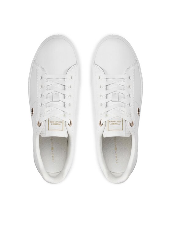 Tommy Hilfiger Tommy Hilfiger Sneakers Essential Elevated Court Sneaker FW0FW07685 Weiß