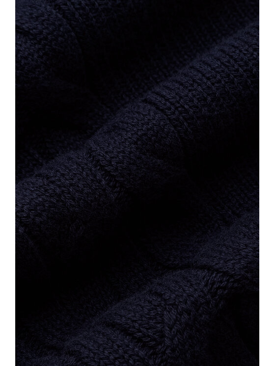 Lancerto Lancerto Sweter Jorund SW073226000079 Granatowy Regular Fit
