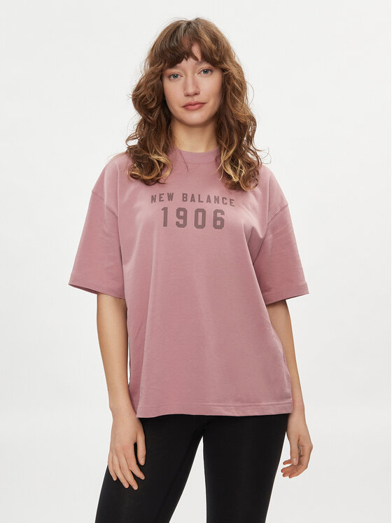 New Balance Tricou WT41519 Roz Oversize