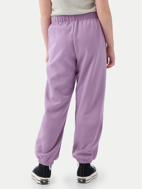 Gap Gap Spodnie dresowe 870901-07 Fioletowy Relaxed Fit