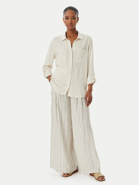 ONLY ONLY Marškiniai Asmin 15349102 Smėlio Regular Fit