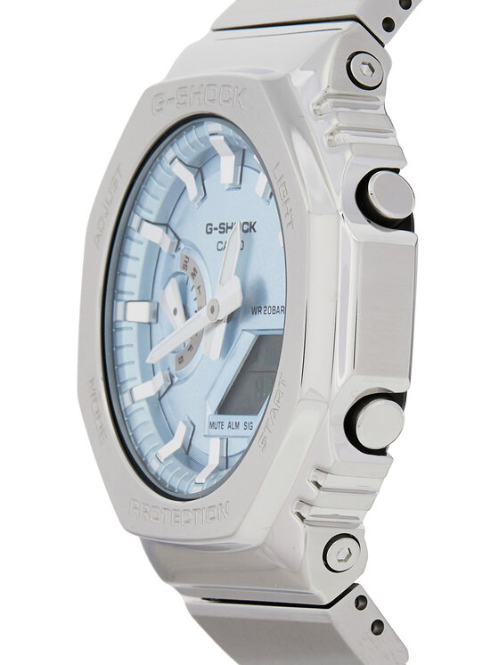 G-Shock G-Shock Часовник Octagon GM-2110D-2AER Сребрист