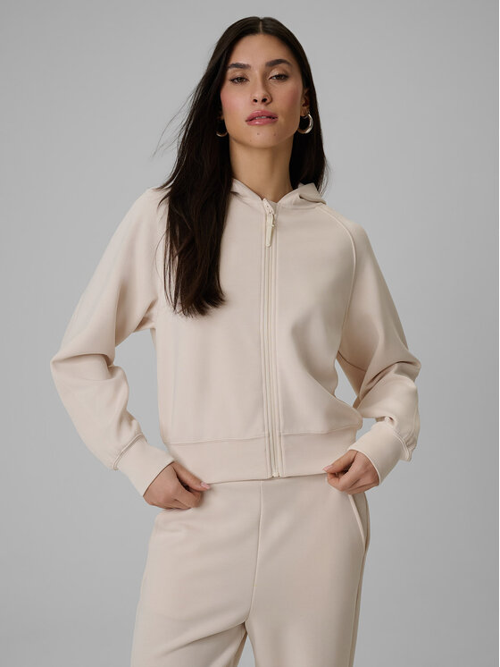 4F 4F Bluza SPORTS CLUB Kremowy Regular Fit