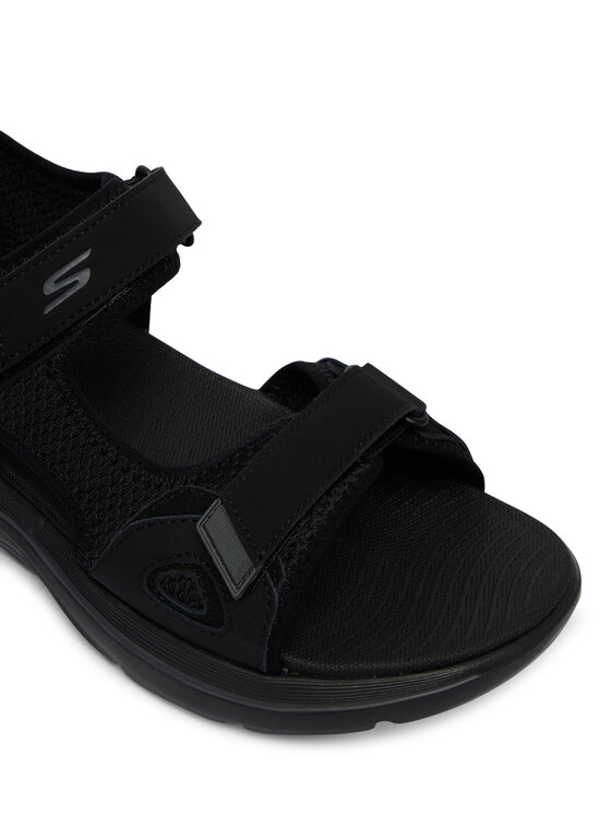 Skechers Skechers Sandali Skechers Go Walk Arch Fit 2.0 Sandal - Capistrano Nero