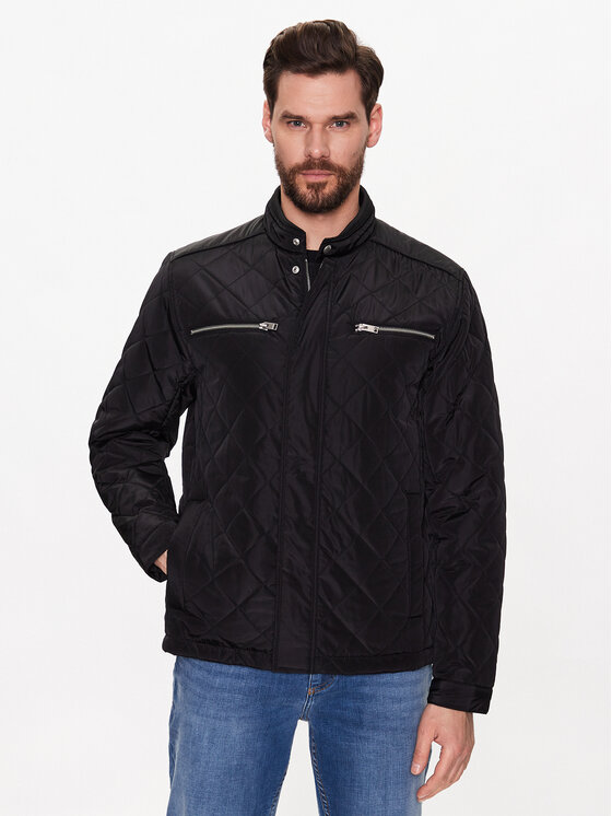 Lindbergh Geacă 30-301076 Negru Regular Fit