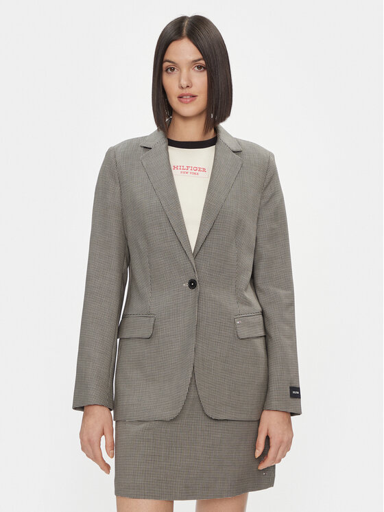 Tommy Hilfiger Tommy Hilfiger Zakó WW0WW40496 Szürke Regular Fit