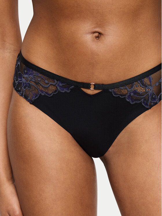 Triumph Triumph Braziljske spodnje hlačke Wild Gardenia Florale 10224873 Črna