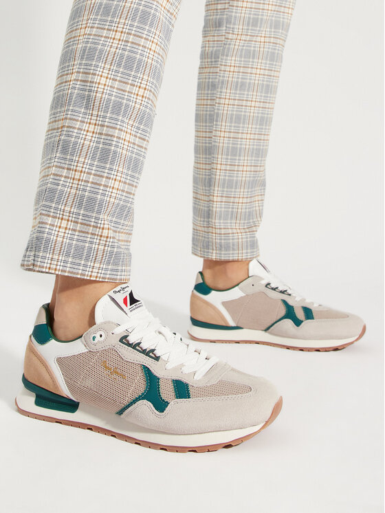 Pepe Jeans Pepe Jeans Снікерcи Brit Retro M PMS40004 Écru