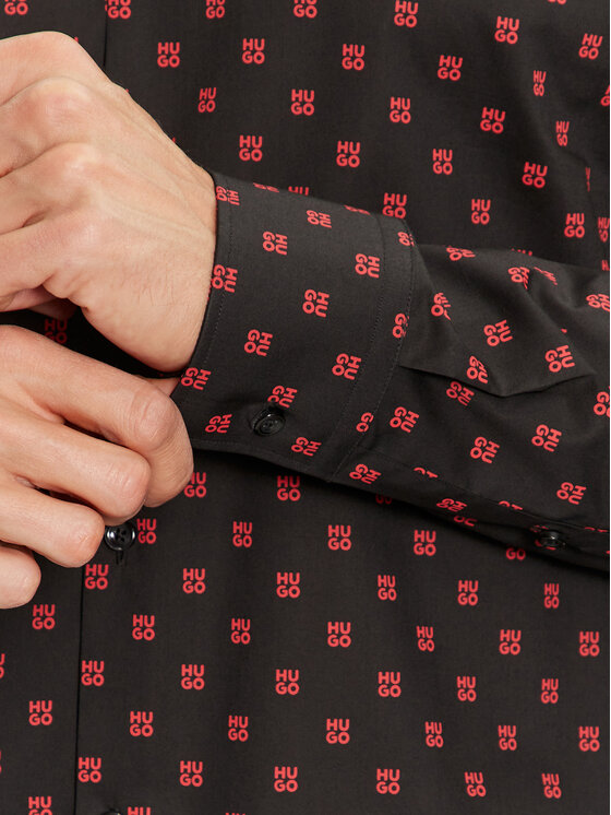 HUGO Hugo Cămașă Kenno 50527863 Negru Regular Fit