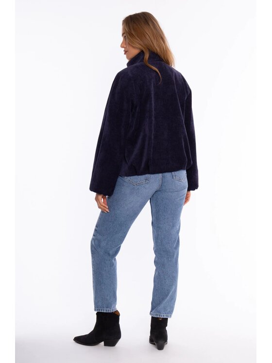 Made of Emotion Made of Emotion Prechodná bunda M938 Modrá Oversize