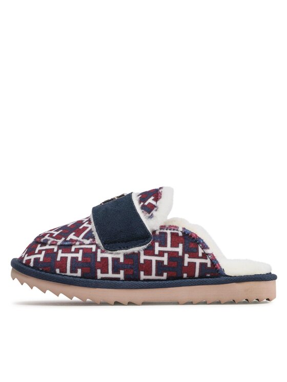 Tommy Hilfiger Tommy Hilfiger Kapcie Loafer Mule Slipper Monogram FW0FW06716 Kolorowy