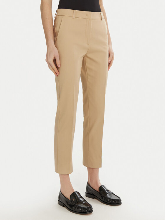 Weekend Max Mara Weekend Max Mara Chino kalhoty Vite 2515131021 Béžová Slim Fit