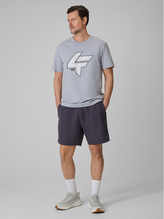 4F 4F T-Shirt CITY Szary jasny Regular Fit