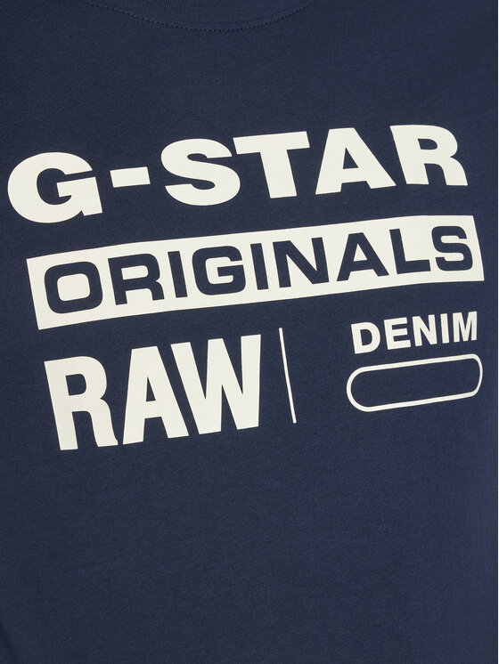 G-Star Raw G-Star Raw T-krekls Graphic D14143-336 6067 Tumši zils Regular Fit