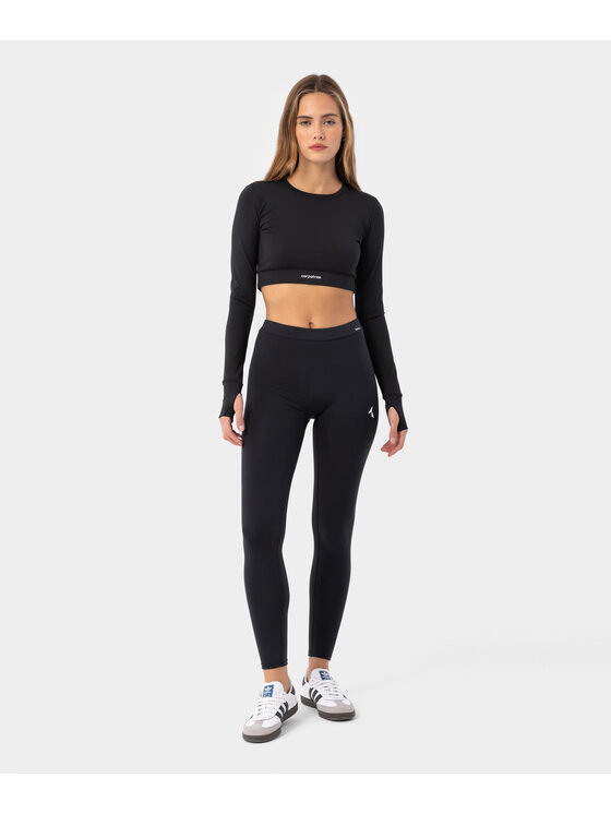 Carpatree Carpatree Legginsy Lax Resistherm leggings Czarny Fitted Fit