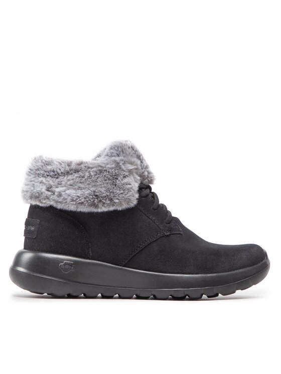 Skechers Skechers Čizme On The Go Joy 144042/BKGY Crna