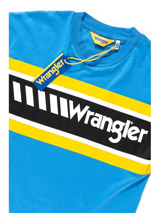 Wrangler Wrangler T-Shirt B&Y OVERSIZED Czarny Loose Fit