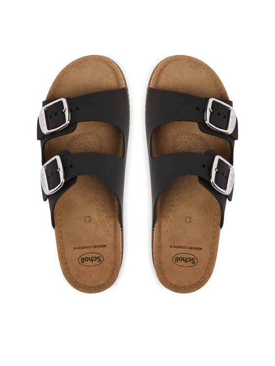 Scholl Scholl Шльопанці Bora 2 Buckles MF00751 Чорний