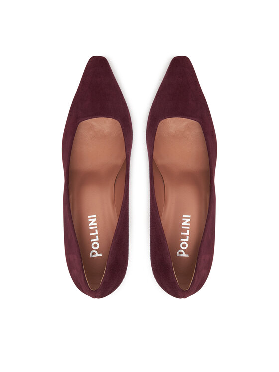 Pollini Pollini Pantofi cu toc subțire SA10257M0NTA0561 Vișiniu