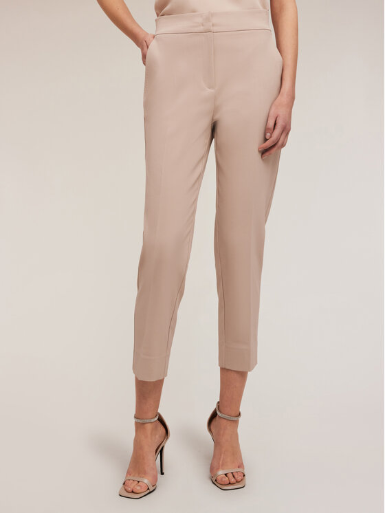 Motivi Motivi Pantaloni di tessuto P286Q003943N002 Écru Regular Fit
