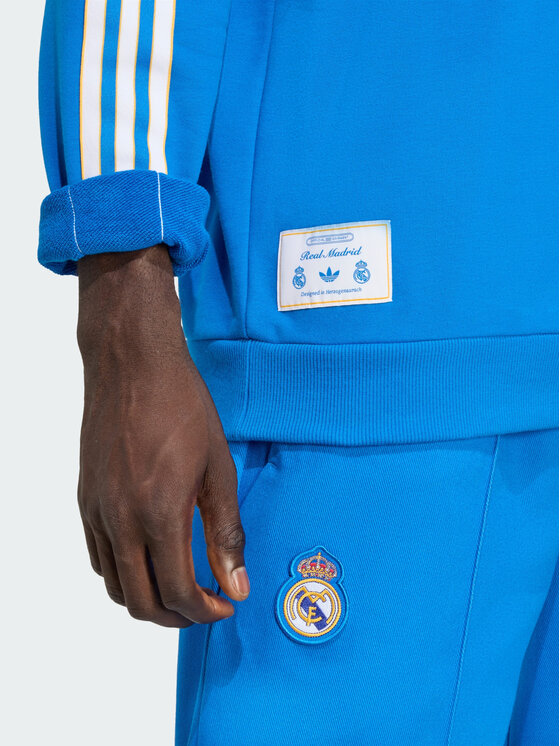 adidas adidas Bluza techniczna 157965 Niebieski jasny Regular Fit