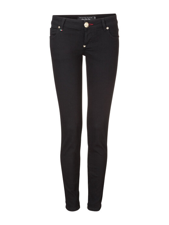 PHILIPP PLEIN PHILIPP PLEIN Džínsy 30803 Čierna Skinny Fit