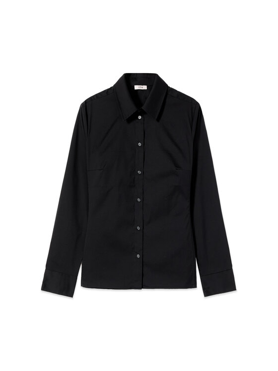 Oltre Oltre Koszula 5078R203186N033 Czarny Slim Fit