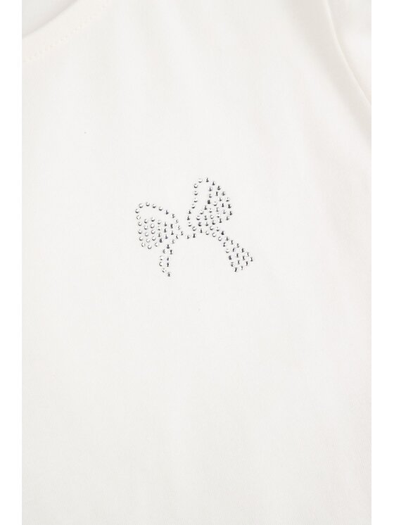 Coccodrillo Coccodrillo Tričko WC6143202EJG-003 Krémová Regular Fit