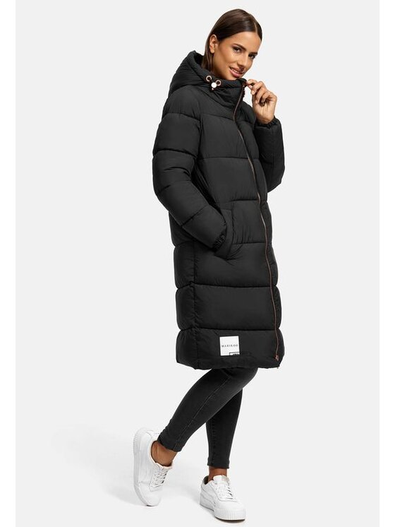 Marikoo Marikoo Kurtka zimowa Nomadiaa Czarny Casual Fit