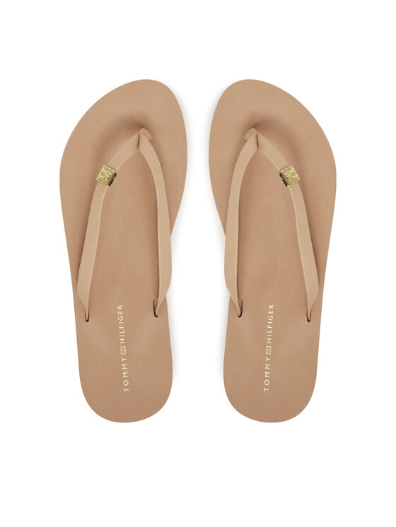 Tommy Hilfiger Tommy Hilfiger В'єтнамки Elevated Chic Beach Sandal FW0FW08523 Бежевий