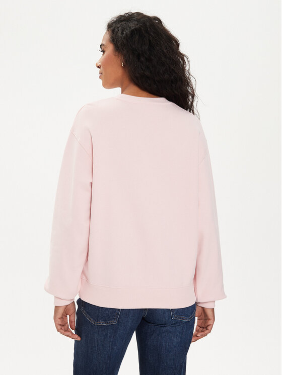 Tommy Hilfiger Tommy Hilfiger Felpa Modern Script WW0WW42615 Rosa Regular Fit