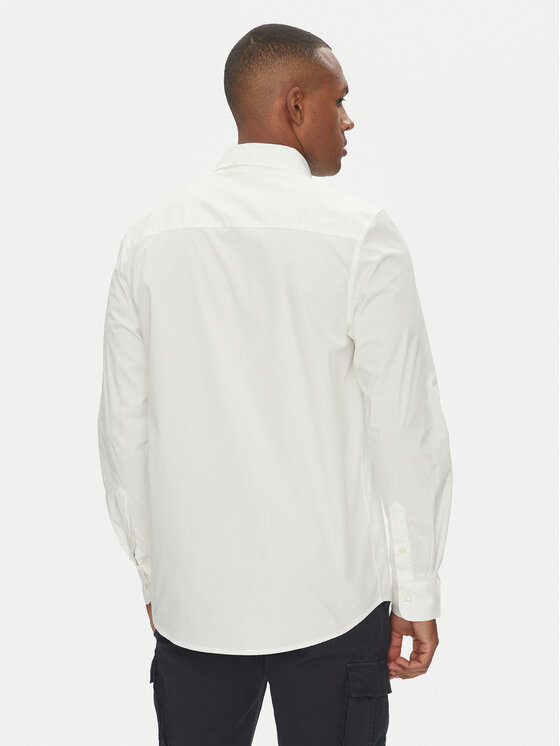 Aeronautica Militare Aeronautica Militare Camicia 251CA1261CT3288 Bianco Regular Fit