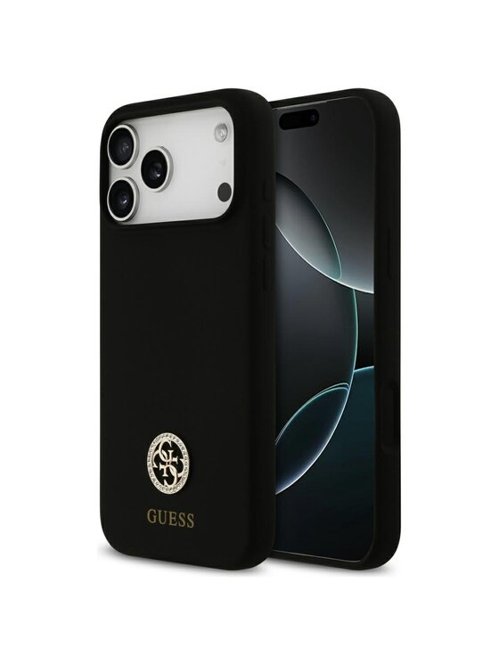Etui na telefon Guess, Czarne, iPhone 17 Pro Max