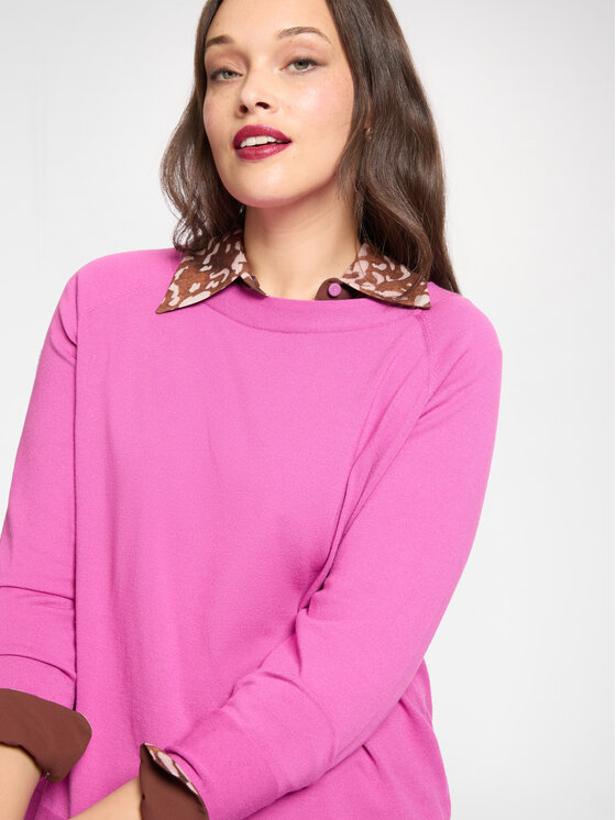 Elena Mirò Elena Mirò Maglione M525Z400547N006 Rosa Regular Fit