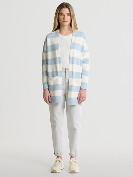 BIG STAR BIG STAR Kardigan MARILLA_400_160 Niebieski Comfort Fit