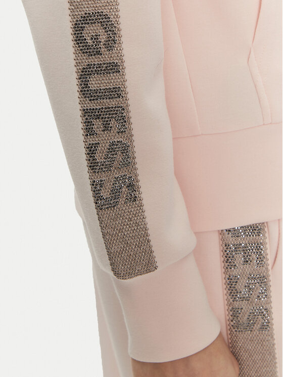 Guess Guess Світшот W5RQ03 KBYE2 Рожевий Regular Fit