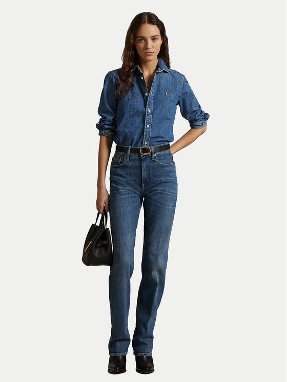Polo Ralph Lauren Polo Ralph Lauren Τζιν 211969392001 Σκούρο μπλε Straight Fit
