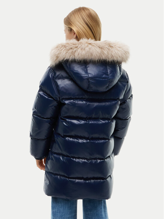 Tommy Hilfiger Tommy Hilfiger Kurtka puchowa KG0KG09674 Granatowy Regular Fit