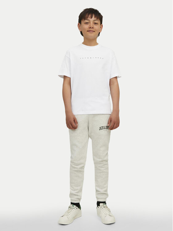 Jack&Jones Junior Jack&Jones Junior Majica Star 12237435 Bela Relaxed Fit