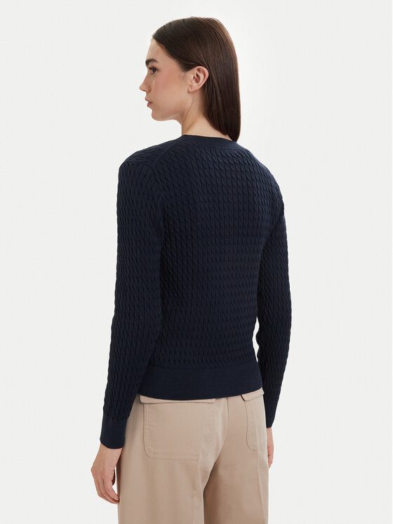 Tommy Hilfiger Tommy Hilfiger Кардиган WW0WW43329 Тъмносин Regular Fit