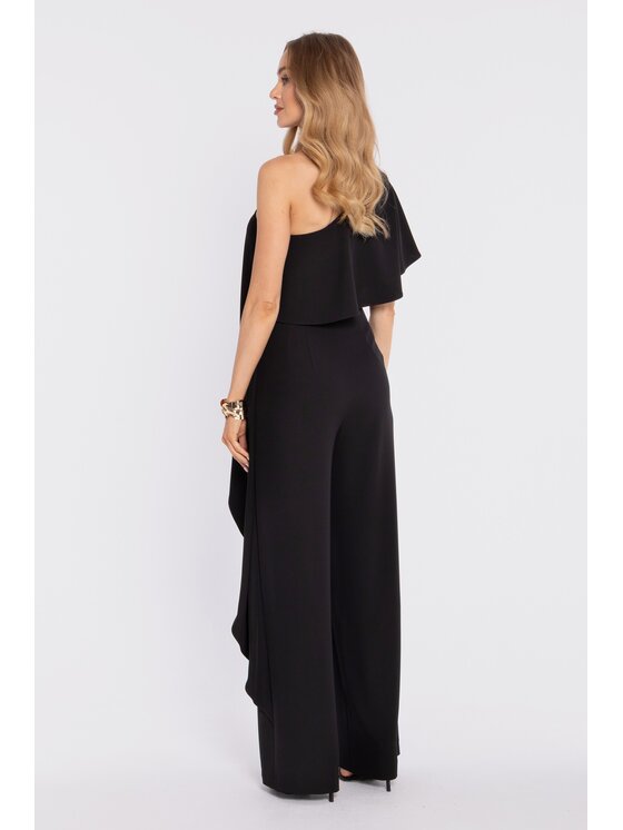 Made of Emotion Made of Emotion Kombinezon M917 Czarny Wide Leg