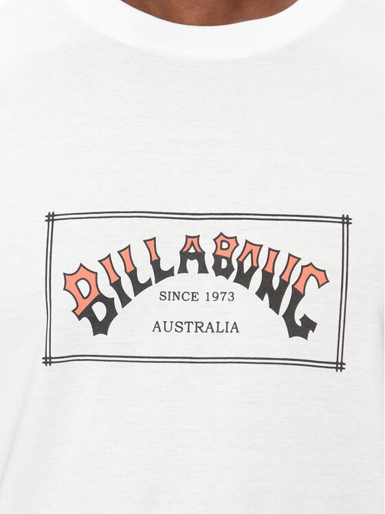 Billabong Billabong T-Shirt Arch EBYZT00167 Biały Regular Fit