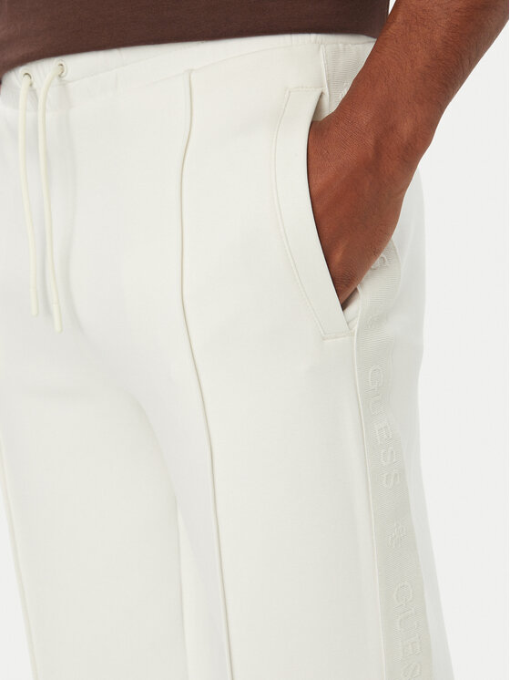 Guess Guess Sportinės kelnės Z6YB14 K4966 Kreminė Regular Fit