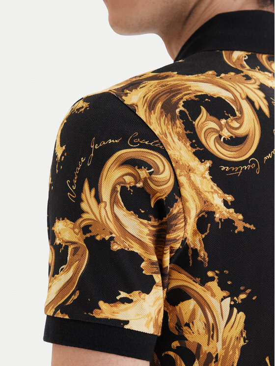 Versace Jeans Couture Versace Jeans Couture Polokošile 80GAG6S0 JS549 Černá Regular Fit