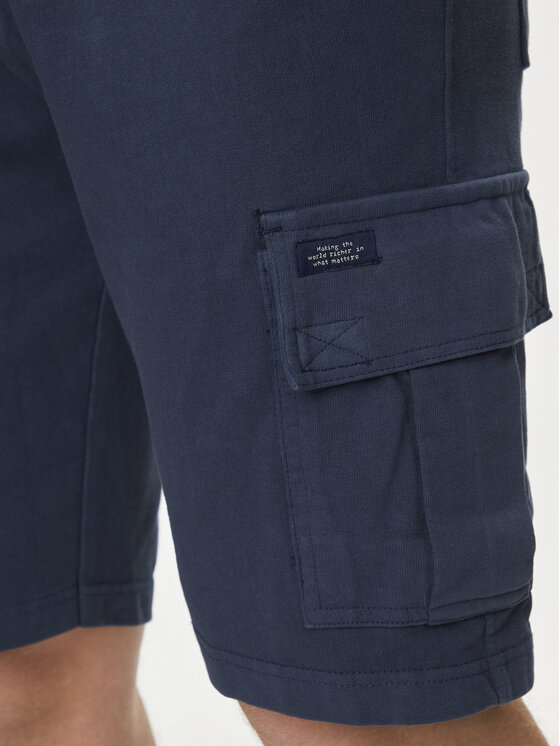 Blend Blend Šortky z materiálu 20716745 Tmavomodrá Regular Fit