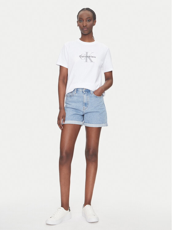Calvin Klein Jeans Calvin Klein Jeans T-Shirt Hero LV047B865G Bílá Regular Fit
