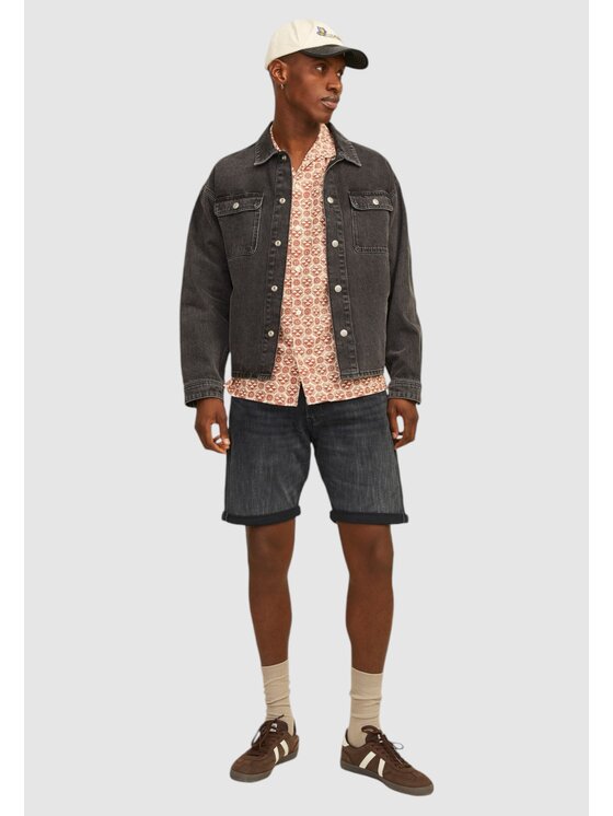 Jack&Jones Jack&Jones Bermuda JJICHRIS JJWOOD SHORTS GE 815 Nero Short Fit