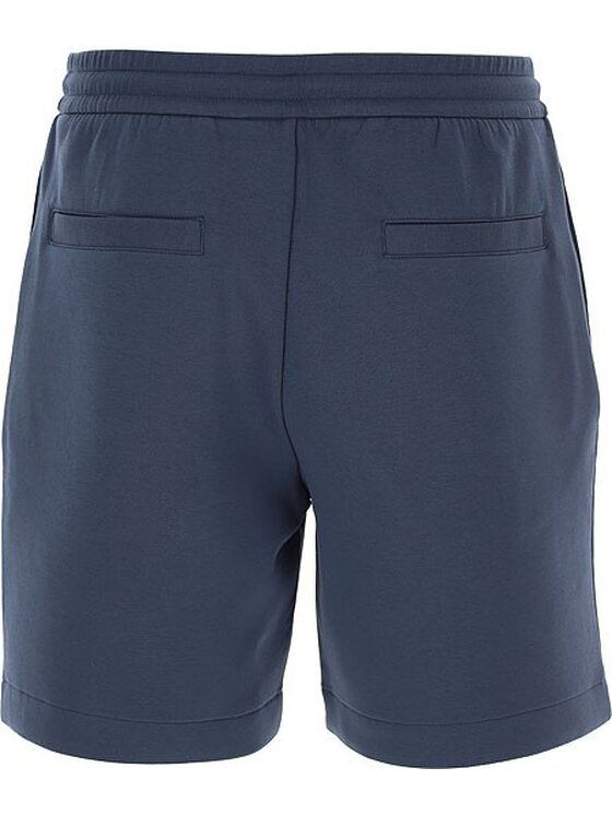 Emporio Armani Emporio Armani Bavlnené šortky 3L1PFU 1JHSZ Tmavomodrá Regular Fit