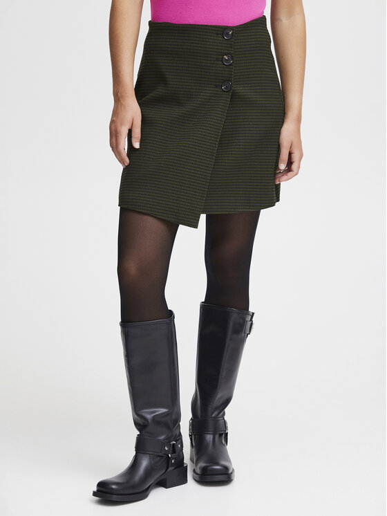 Fransa Fransa Mini sukňa 20612723 Zelená Regular Fit
